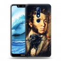 Дизайнерский пластиковый чехол для Nokia 5.1 Plus Пушкин