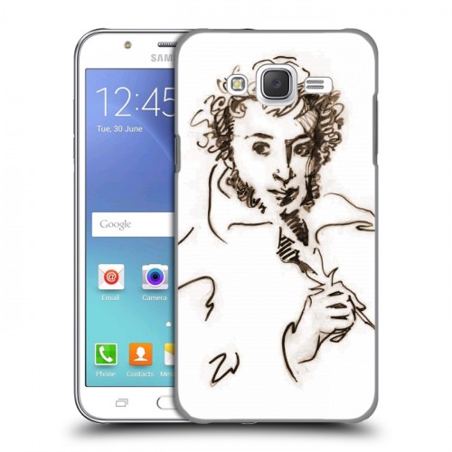 Дизайнерский пластиковый чехол для Samsung Galaxy J5 Пушкин