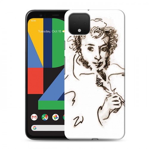 Дизайнерский пластиковый чехол для Google Pixel 4 Пушкин