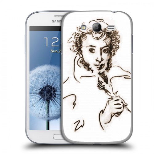 Дизайнерский пластиковый чехол для Samsung Galaxy Grand Пушкин
