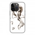 Дизайнерский силиконовый чехол для Iphone 14 Pro Пушкин