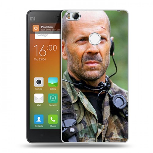 Дизайнерский силиконовый чехол для Xiaomi Mi4S Bruce willis