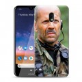 Дизайнерский силиконовый чехол для Nokia 2.2 Bruce willis