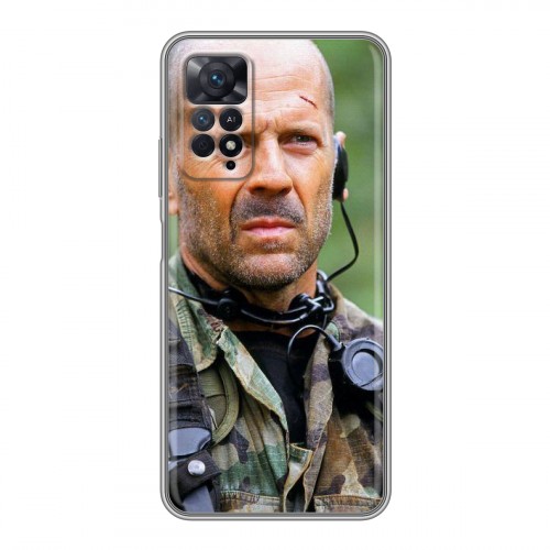 Дизайнерский пластиковый чехол для Xiaomi Redmi Note 11 Pro Bruce willis