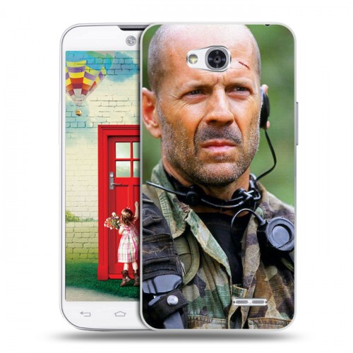 Дизайнерский пластиковый чехол для LG L80 Bruce willis