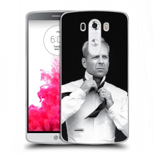 Дизайнерский пластиковый чехол для LG G3 (Dual-LTE) Bruce willis