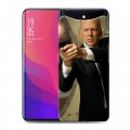 Дизайнерский силиконовый чехол для OPPO Find X Bruce willis