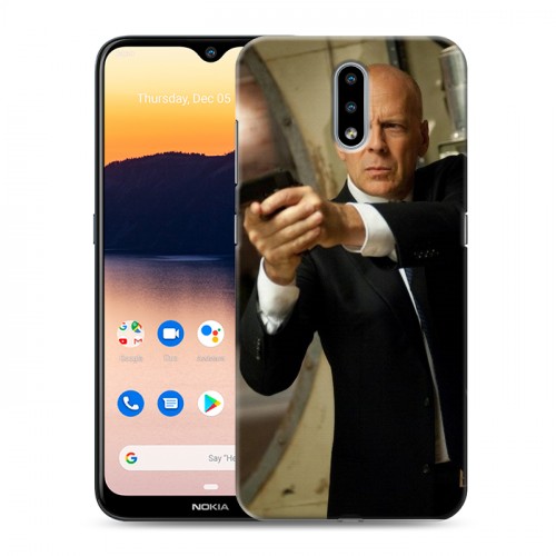 Дизайнерский силиконовый чехол для Nokia 2.3 Bruce willis