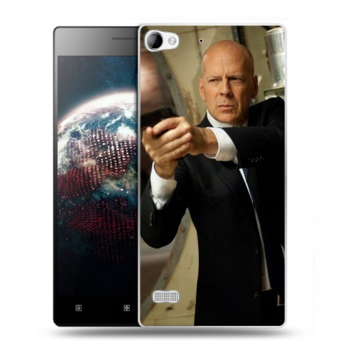 Дизайнерский пластиковый чехол для Lenovo Vibe X2 Bruce willis