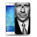 Дизайнерский пластиковый чехол для Samsung Galaxy A8 Bruce willis