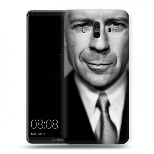 Дизайнерский пластиковый чехол для Huawei Mate 10 Bruce willis