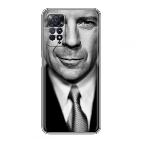 Дизайнерский силиконовый чехол для Xiaomi Redmi Note 11 Pro Bruce willis