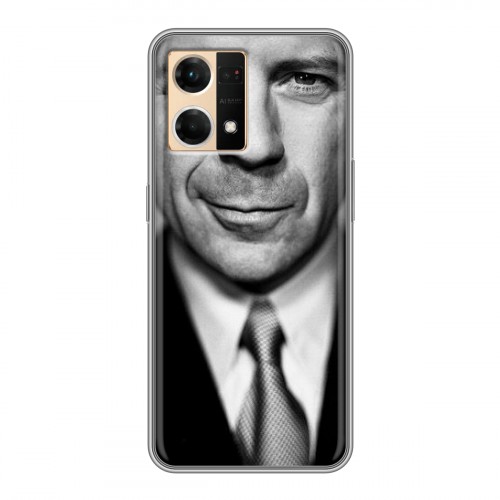 Дизайнерский силиконовый чехол для OPPO Reno7 Bruce willis