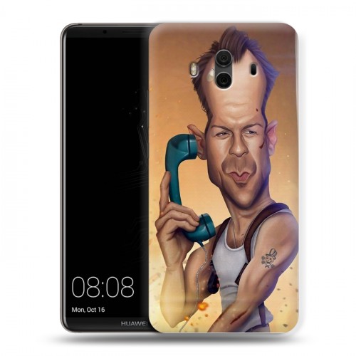 Дизайнерский пластиковый чехол для Huawei Mate 10 Bruce willis