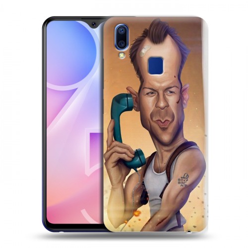 Дизайнерский пластиковый чехол для Vivo Y95 Bruce willis