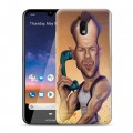 Дизайнерский силиконовый чехол для Nokia 2.2 Bruce willis