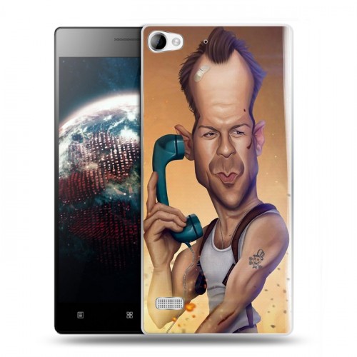 Дизайнерский пластиковый чехол для Lenovo Vibe X2 Bruce willis