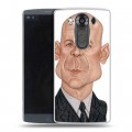 Дизайнерский пластиковый чехол для LG V10 Bruce willis