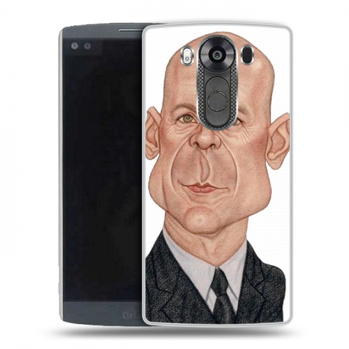 Дизайнерский пластиковый чехол для LG V10 Bruce willis