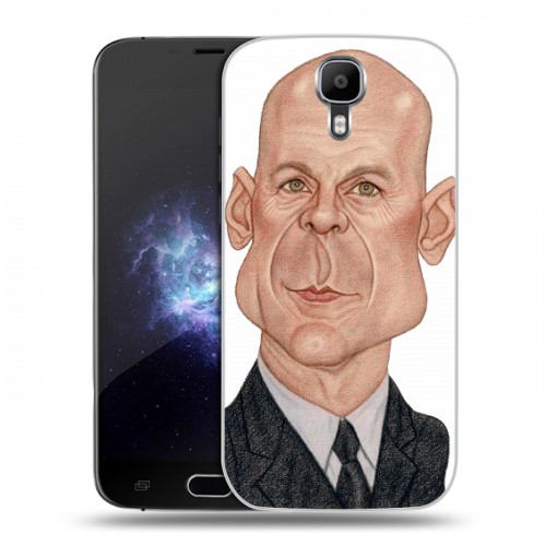 Дизайнерский пластиковый чехол для Doogee X9 Pro Bruce willis