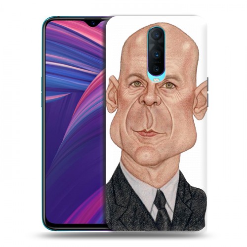 Дизайнерский пластиковый чехол для OPPO RX17 Pro Bruce willis