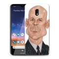 Дизайнерский пластиковый чехол для Nokia 2.2 Bruce willis