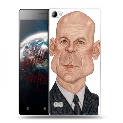 Дизайнерский пластиковый чехол для Lenovo Vibe X2 Bruce willis