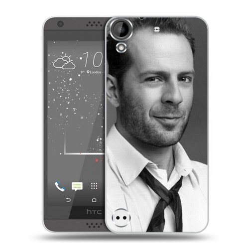 Дизайнерский пластиковый чехол для HTC Desire 530 Bruce willis