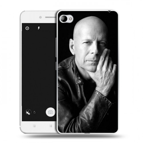 Дизайнерский пластиковый чехол для Lenovo S90 Bruce willis