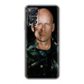 Дизайнерский силиконовый чехол для Xiaomi Redmi Note 11 Pro Bruce willis