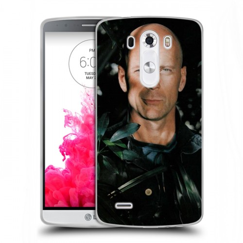 Дизайнерский пластиковый чехол для LG G3 (Dual-LTE) Bruce willis