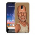 Дизайнерский пластиковый чехол для Nokia 2.2 Bruce willis