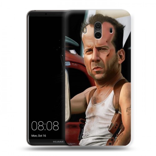 Дизайнерский пластиковый чехол для Huawei Mate 10 Bruce willis