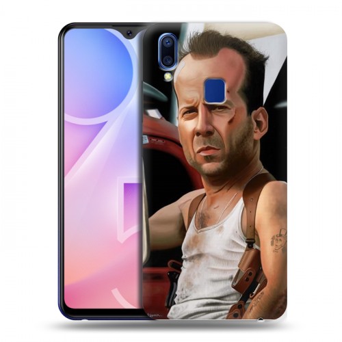 Дизайнерский пластиковый чехол для Vivo Y95 Bruce willis