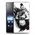 Дизайнерский пластиковый чехол для Sony Xperia TX Конор Макгрегор