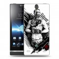 Дизайнерский пластиковый чехол для Sony Xperia S Конор Макгрегор