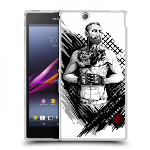 Дизайнерский пластиковый чехол для Sony Xperia Z Ultra  Конор Макгрегор