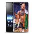 Дизайнерский пластиковый чехол для Sony Xperia TX Конор Макгрегор