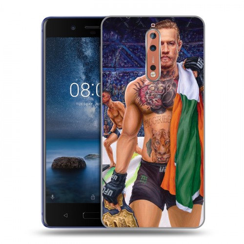 Дизайнерский пластиковый чехол для Nokia 8 Конор Макгрегор