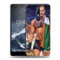 Дизайнерский пластиковый чехол для Nokia 5.1 Конор Макгрегор