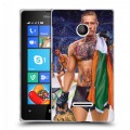 Дизайнерский пластиковый чехол для Microsoft Lumia 435 Конор Макгрегор