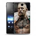 Дизайнерский пластиковый чехол для Sony Xperia TX Конор Макгрегор