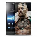 Дизайнерский пластиковый чехол для Sony Xperia S Конор Макгрегор