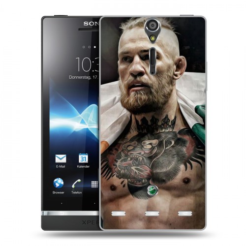 Дизайнерский пластиковый чехол для Sony Xperia S Конор Макгрегор