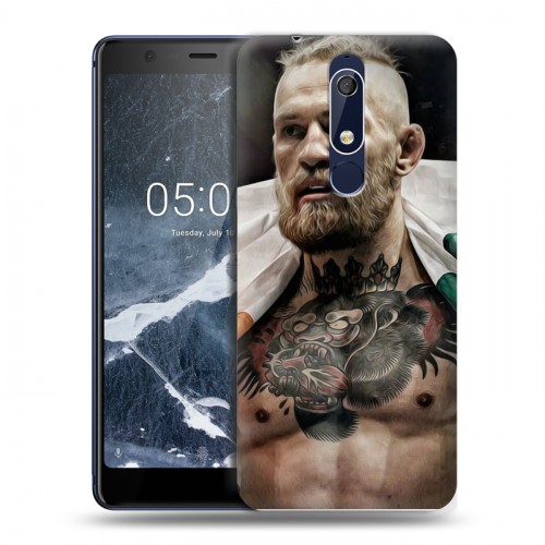 Дизайнерский пластиковый чехол для Nokia 5.1 Конор Макгрегор