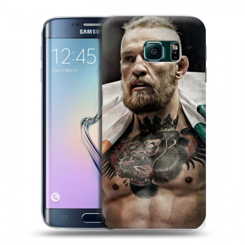 Дизайнерский пластиковый чехол для Samsung Galaxy S6 Edge Конор Макгрегор