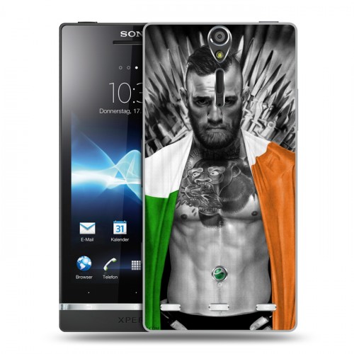 Дизайнерский пластиковый чехол для Sony Xperia S Конор Макгрегор