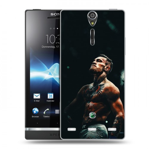 Дизайнерский пластиковый чехол для Sony Xperia S Конор Макгрегор