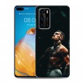 Дизайнерский силиконовый с усиленными углами чехол для Huawei P40 Конор Макгрегор