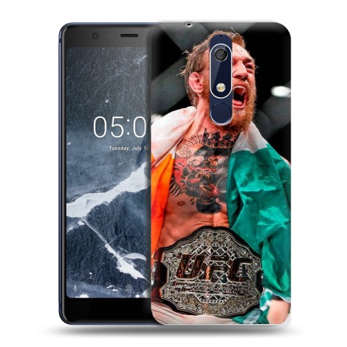 Дизайнерский пластиковый чехол для Nokia 5.1 Конор Макгрегор